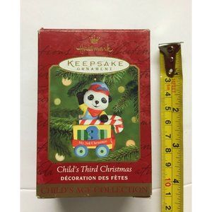 Christmas Ornament "Child's Third Christmas" Hallmark 2000 QX6924